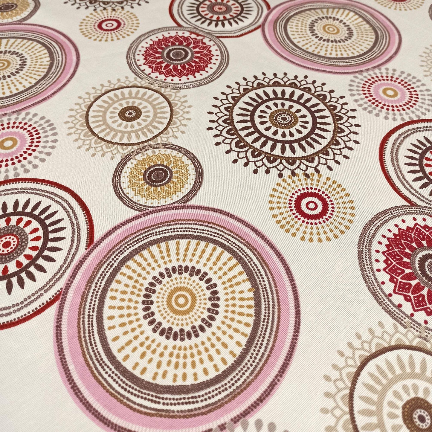 Tablecloth Waterproof Natural Fabric 100% Cotton with Teflon coated ColorfulMaystat