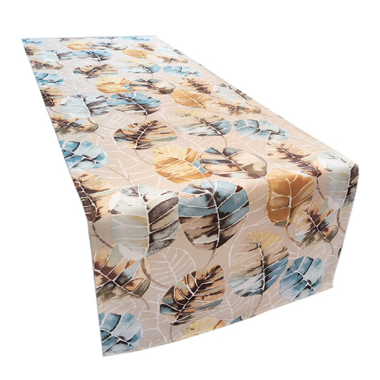 Table Runner Fabric Floral Rectangular Naperon Water Dirt-resistant Autumn Waltz Table runners