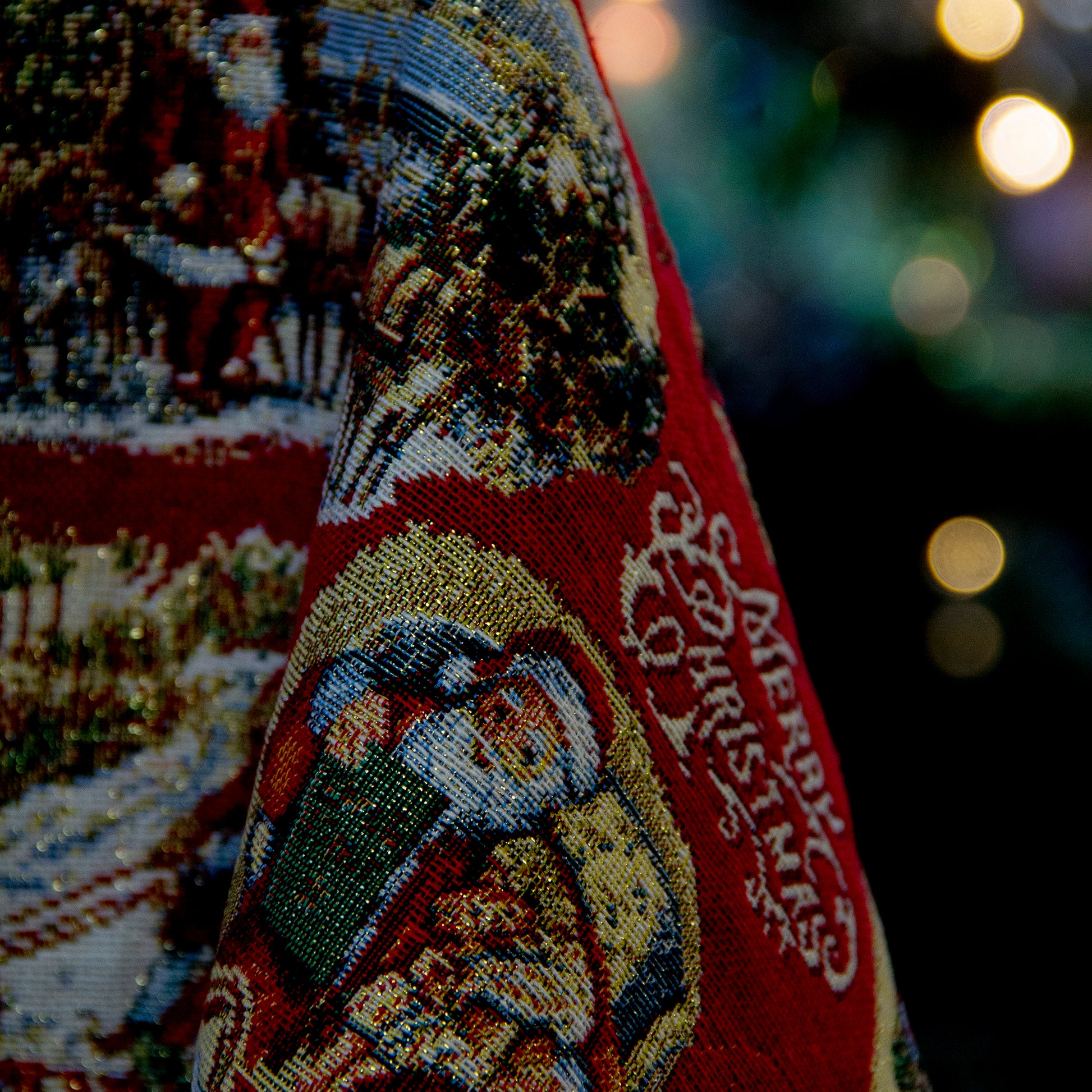 Red Christmas Tablecloth Red Santa X-mas tablecloth 