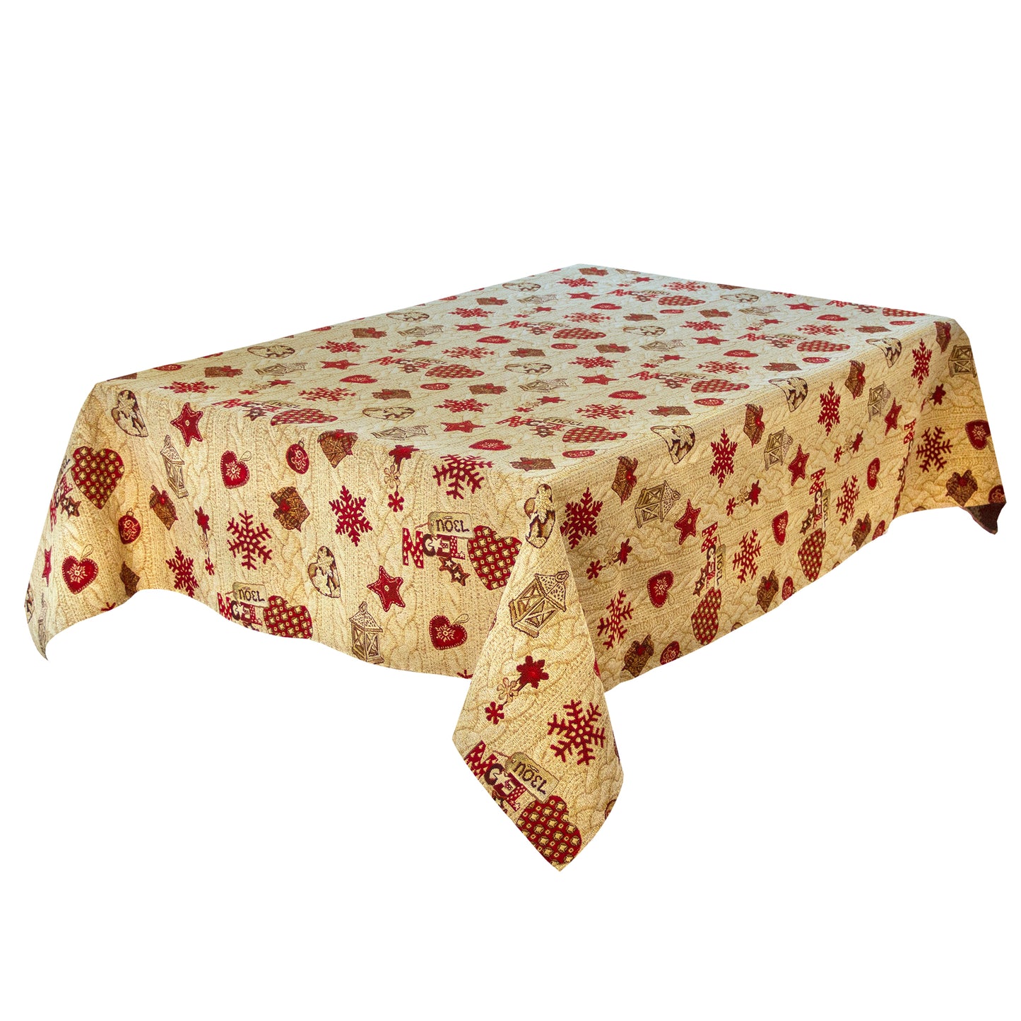 Christmas Tablecloth Fabric Holiday Craft Custom X-mas tablecloth for Square Rectangle Table