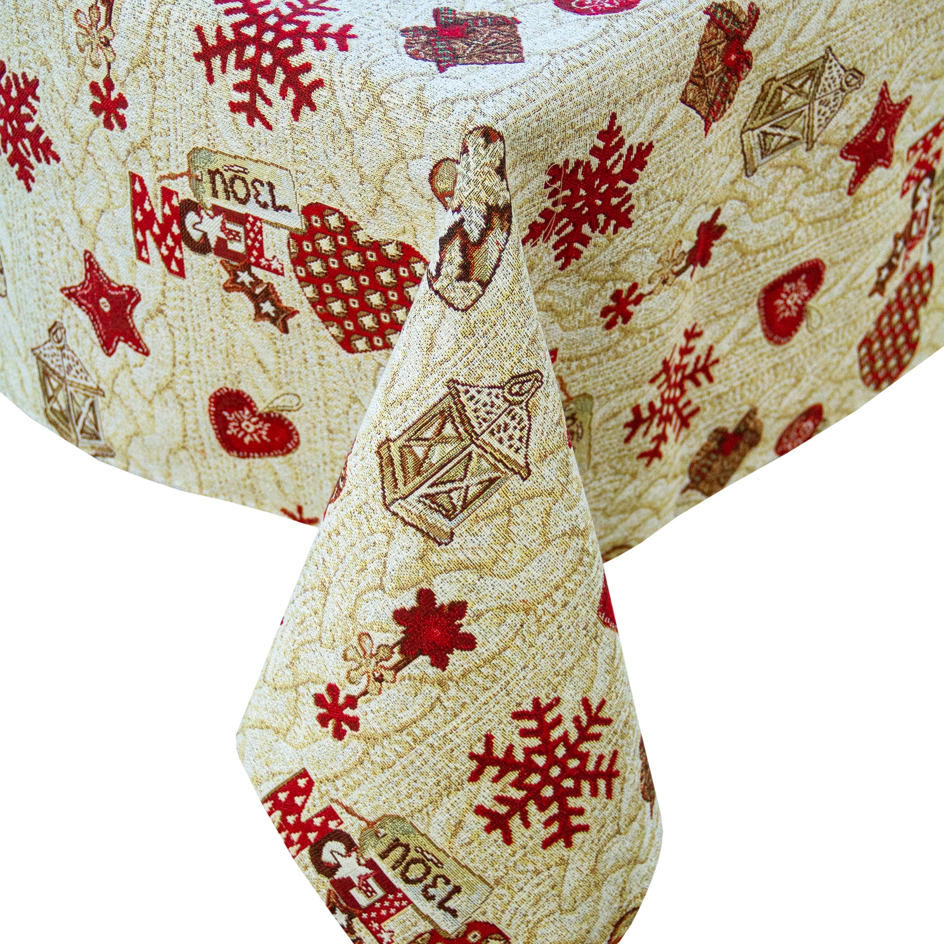 Christmas Tablecloth Fabric Holiday Craft Custom X-mas tablecloth for Square Rectangle Table