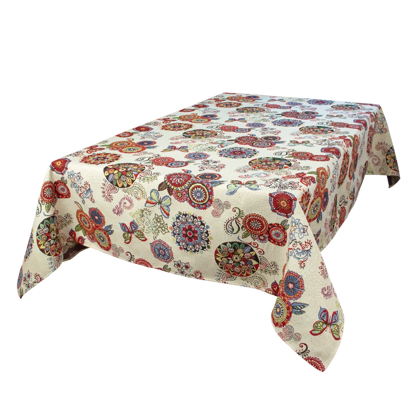 Rectangle Floral Tablecloth Custom Spoonflower Cute Tapestry Table linen Media 1 of 9