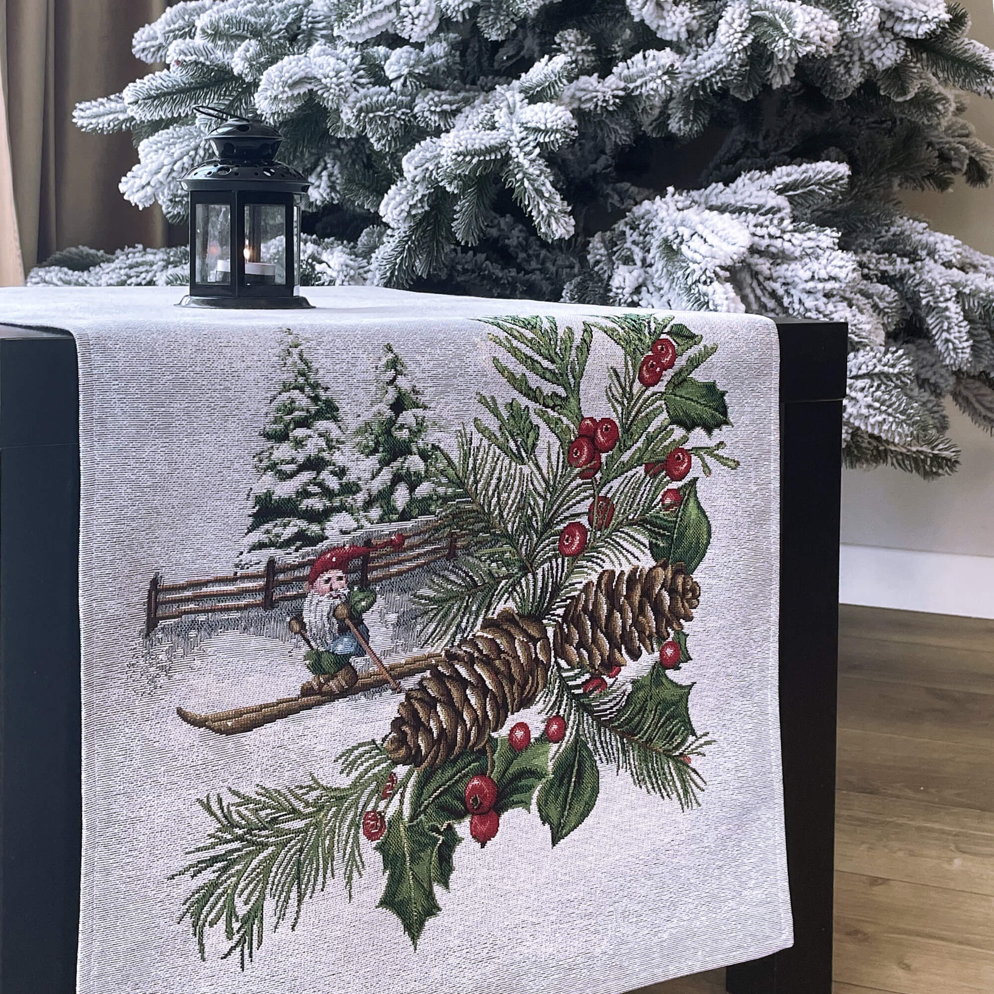 Christmas discount tapestry fabric