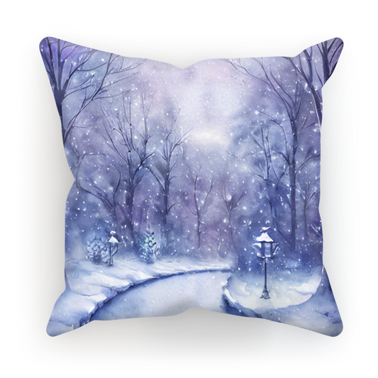 Cushion Cover Winter Forest Cushion Cover Christmas Throw Pillow Covers