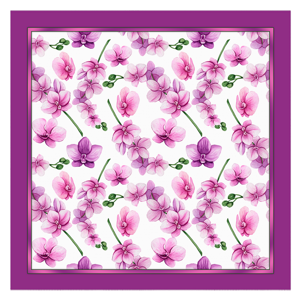 Pink and White floral tablecloth