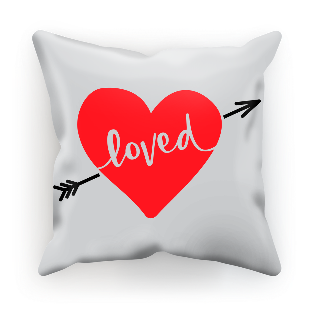 Loved Sublimation Cushion Cover