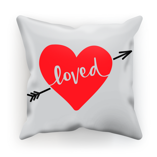 Loved Sublimation Cushion Cover