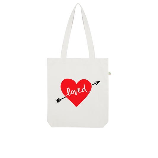 loved Organic Tote Bag