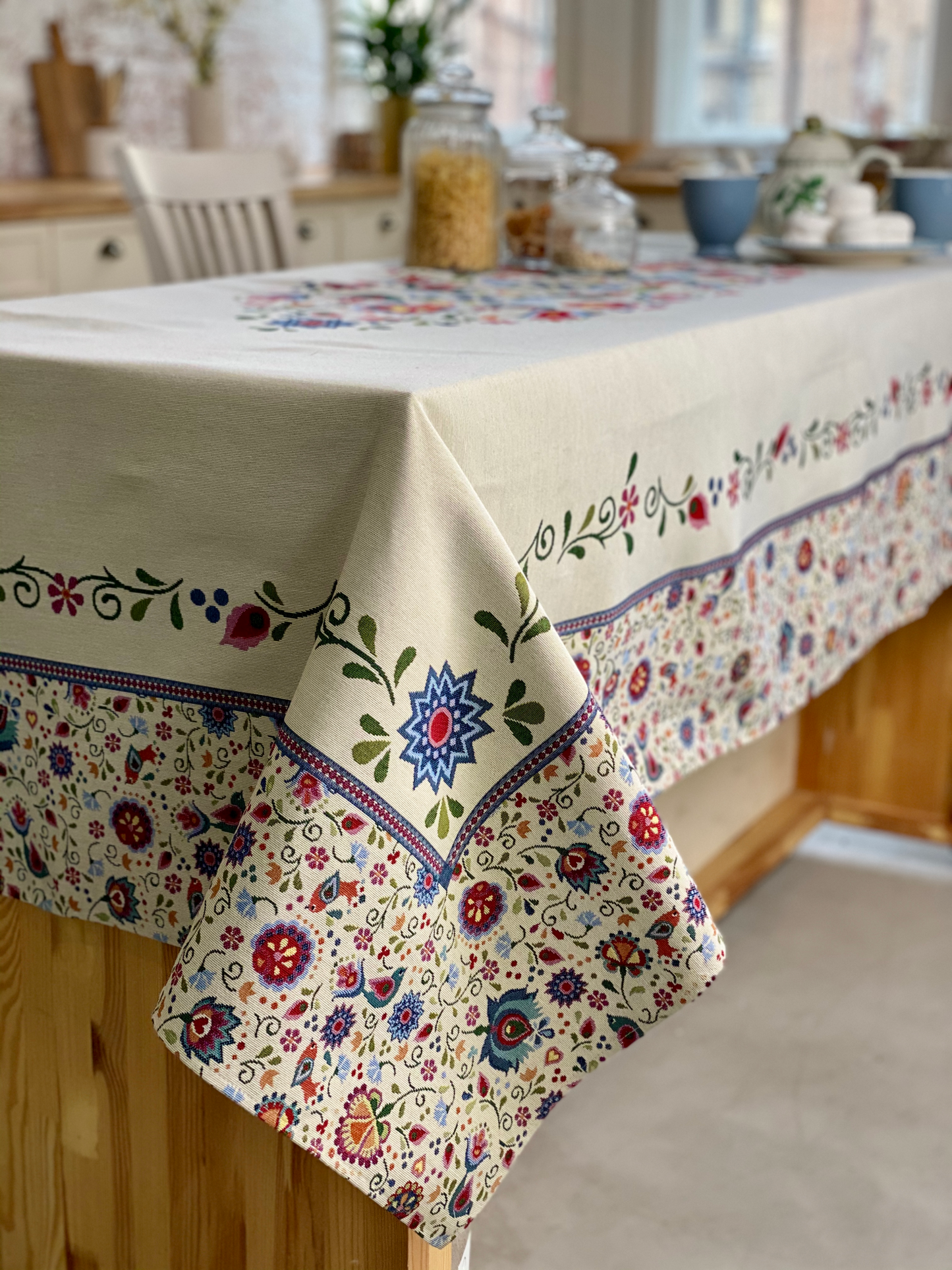 Tablecloth Country Tapestry Ethnic Style Floral Tablecloths Rectangle Square