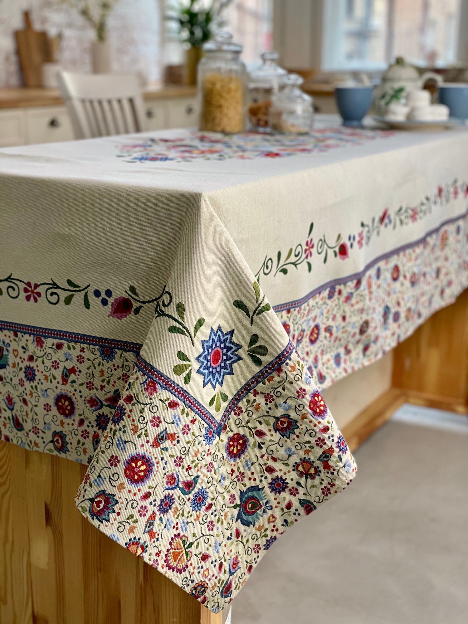 Tablecloth Country Tapestry Ethnic Style Floral Tablecloths Rectangle Square