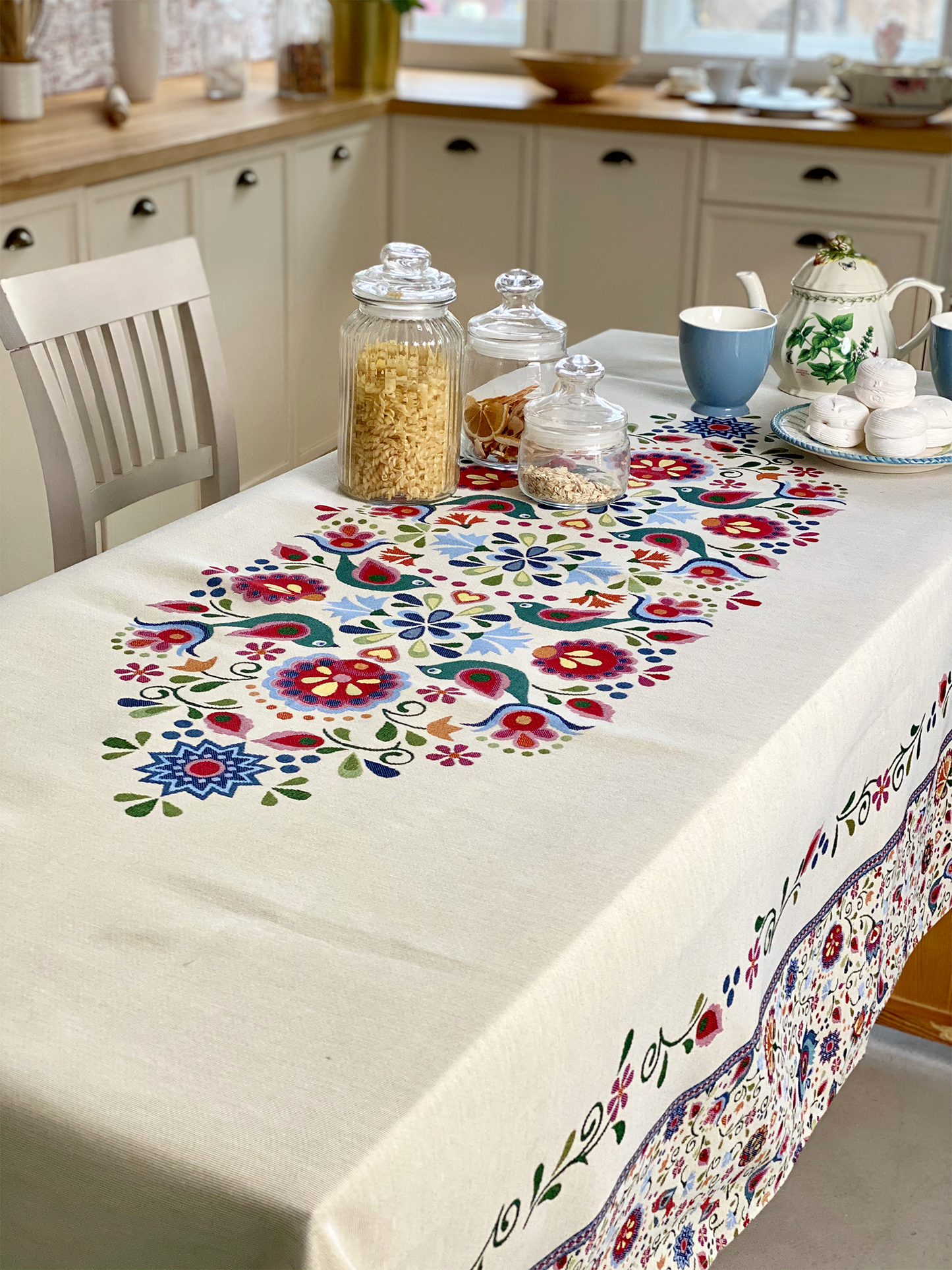 Tablecloth Country Tapestry Ethnic Style Floral Tablecloths Rectangle Square