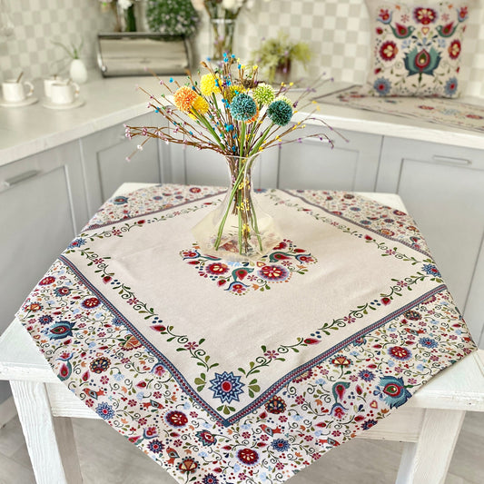 Tablecloth Country Tapestry Ethnic Style Floral Tablecloths Rectangle Square