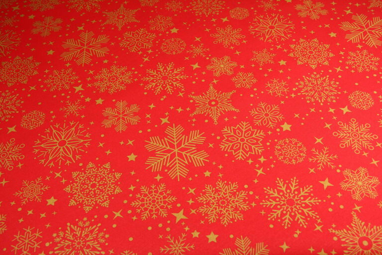 Table Runner Decorative Waterproof Rectangular Christmas Red with Snowflakes