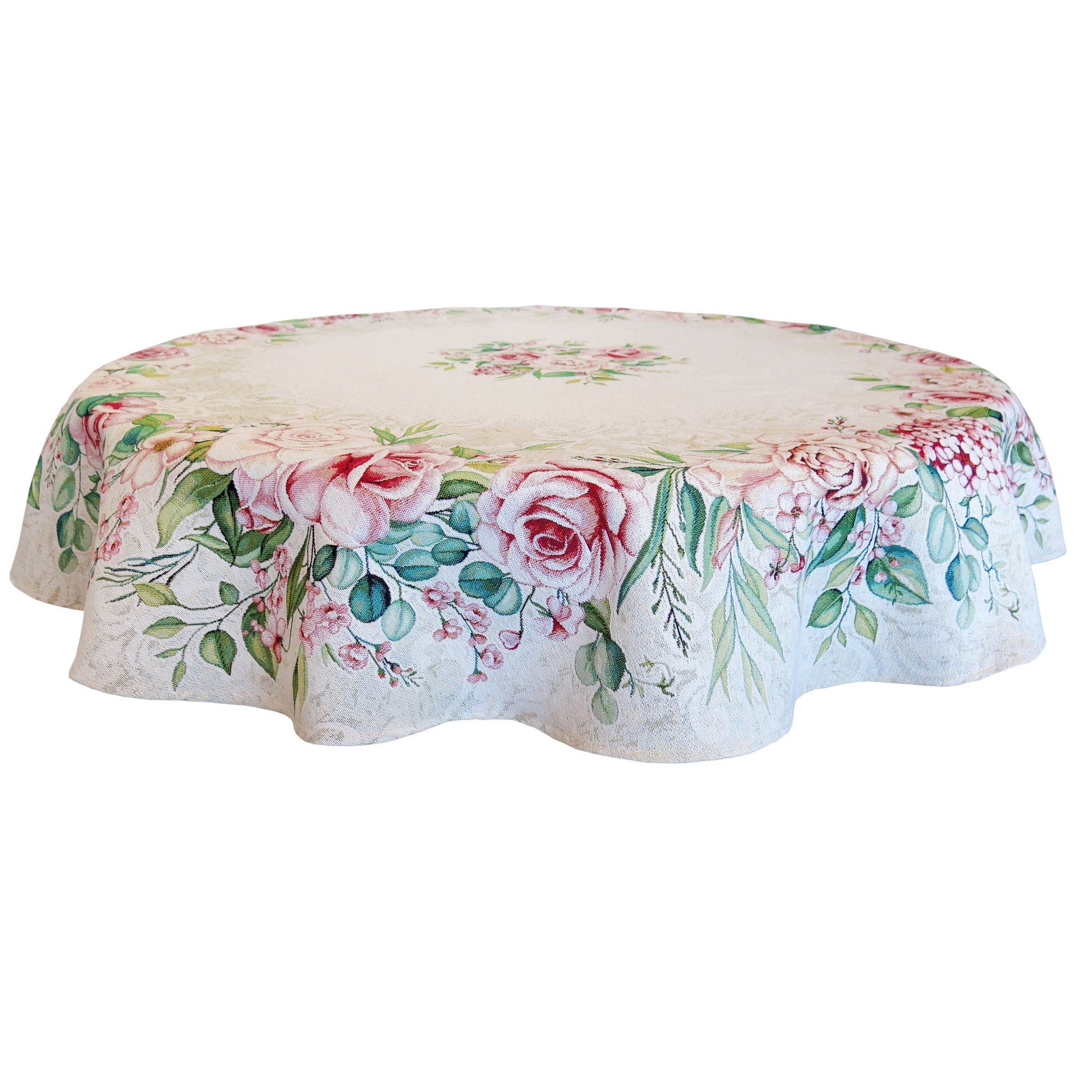 Circle Tablecloth Floral Rose Round Table cover Flowers Tapestry Table linen for Round Table.