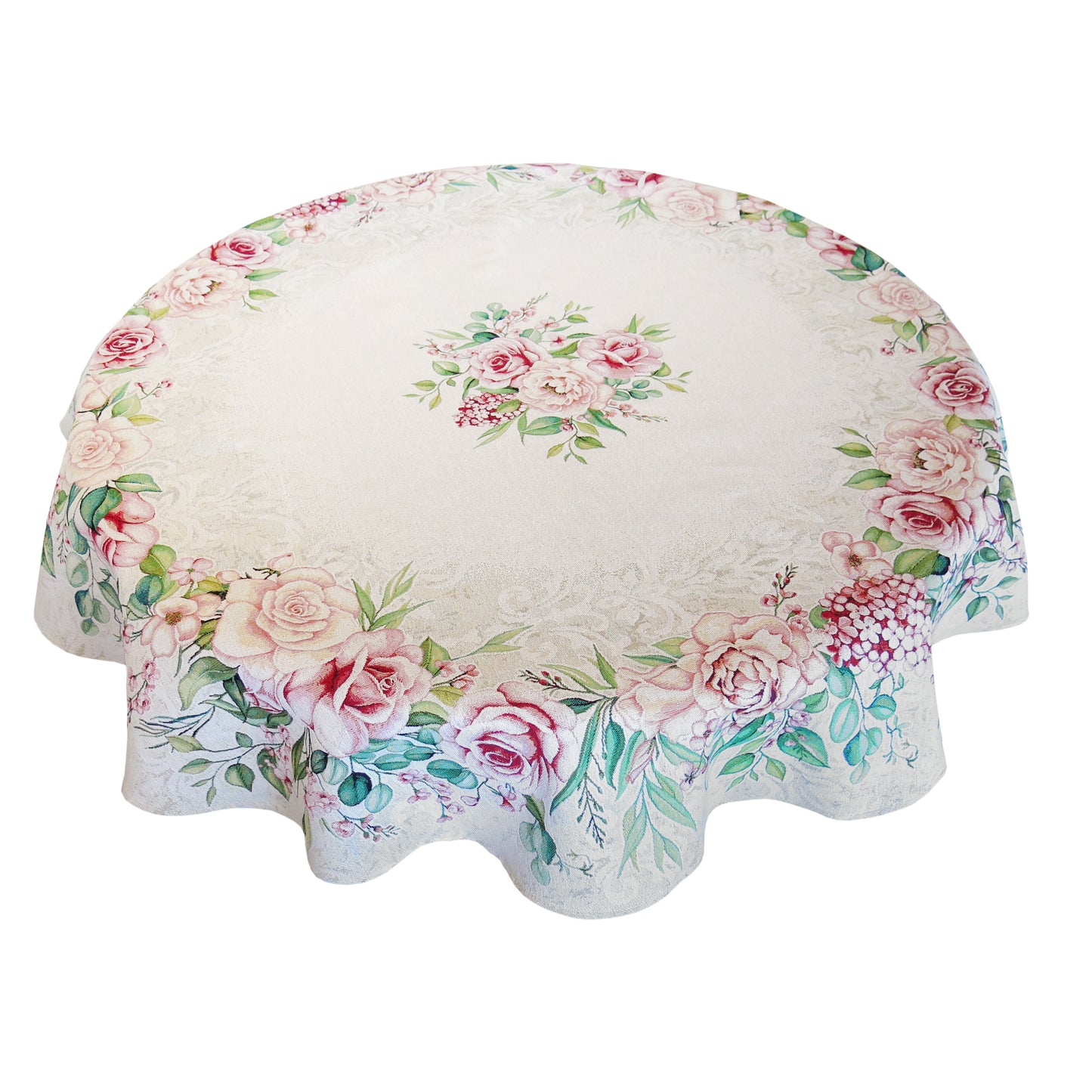 Circle Tablecloth Floral Rose Round Table cover Flowers Tapestry Table linen for Round Table.