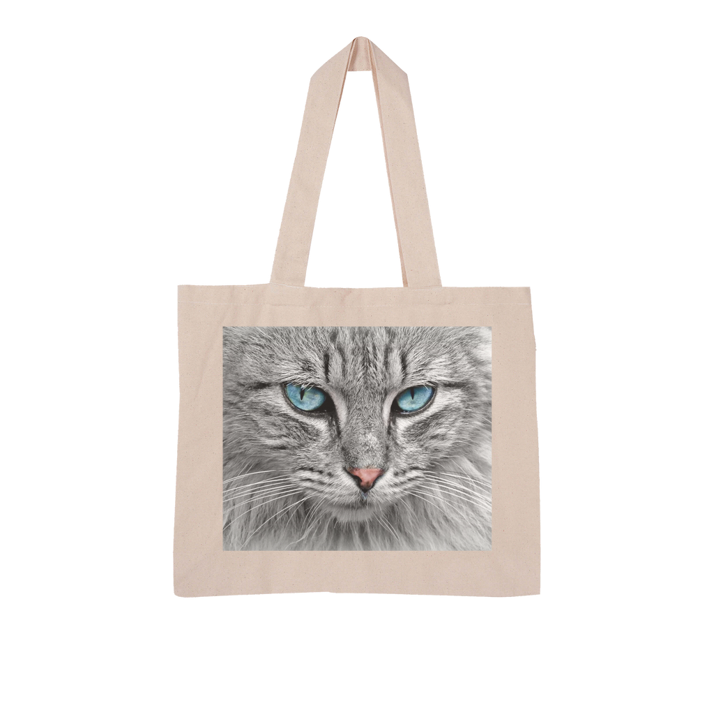 Cats Large Organic Tote Bag for Cats Lovers Eco Hang bag