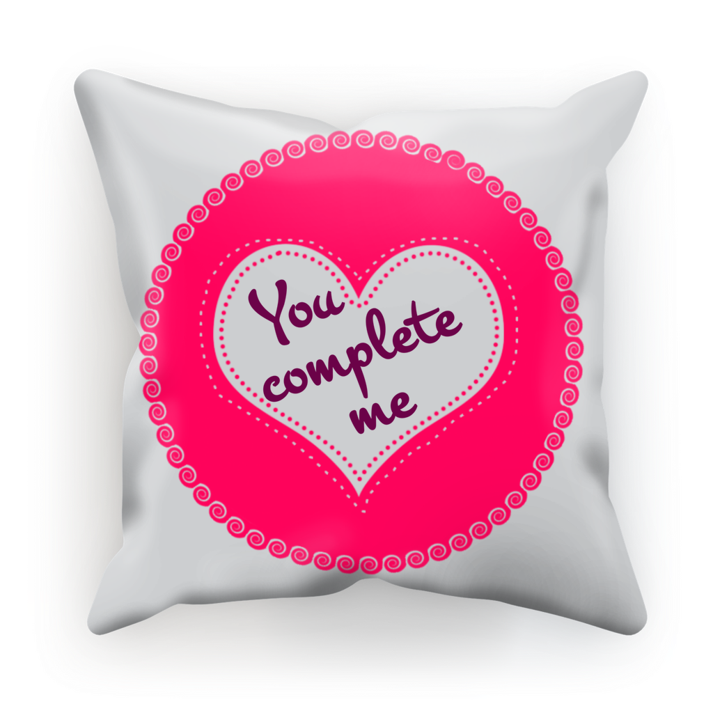 Massage Cushion Cover -You complete me - Valentine's Day Gifts